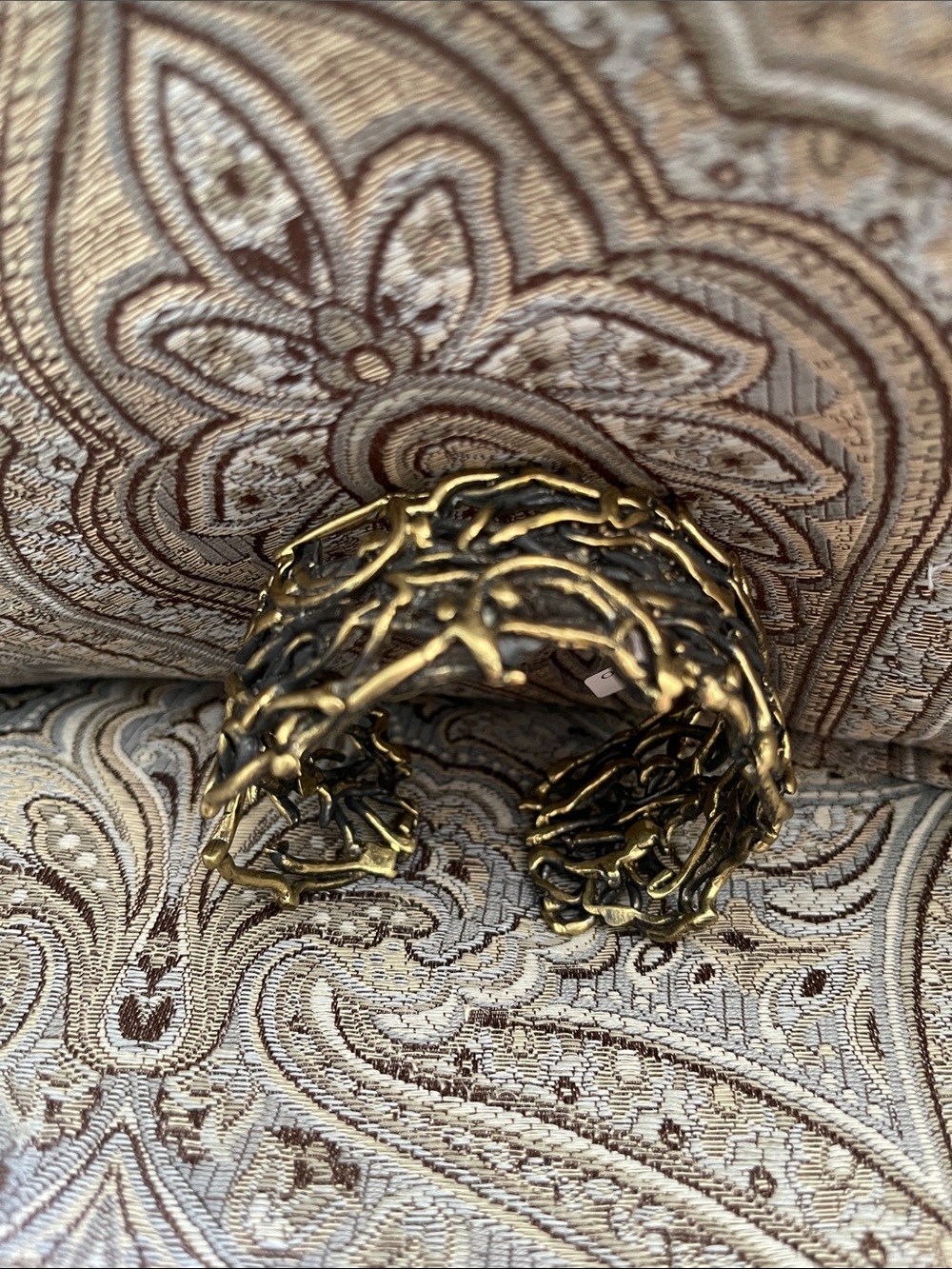 Bronze Branch Cuff Bracelet